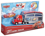 DISNEY CARS COLOUR CHANGER - Mack Dip and Dunk Trailer