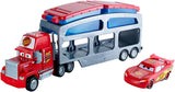 DISNEY CARS COLOUR CHANGER - Mack Dip and Dunk Trailer