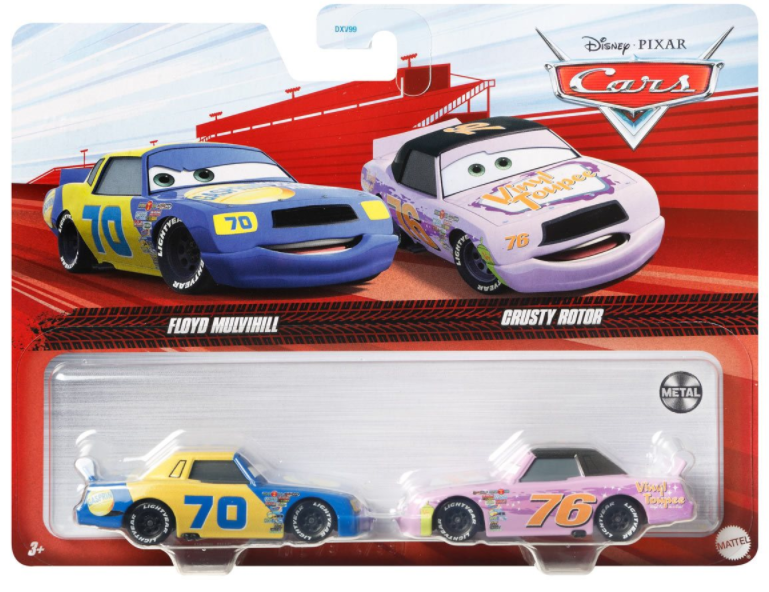 DISNEY CARS DIECAST Floyd Mulvihill and Crusty Rotor Gemdans