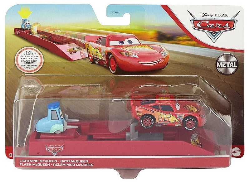 DISNEY CARS DIECAST LAUNCHER Lightning McQueen Gemdans