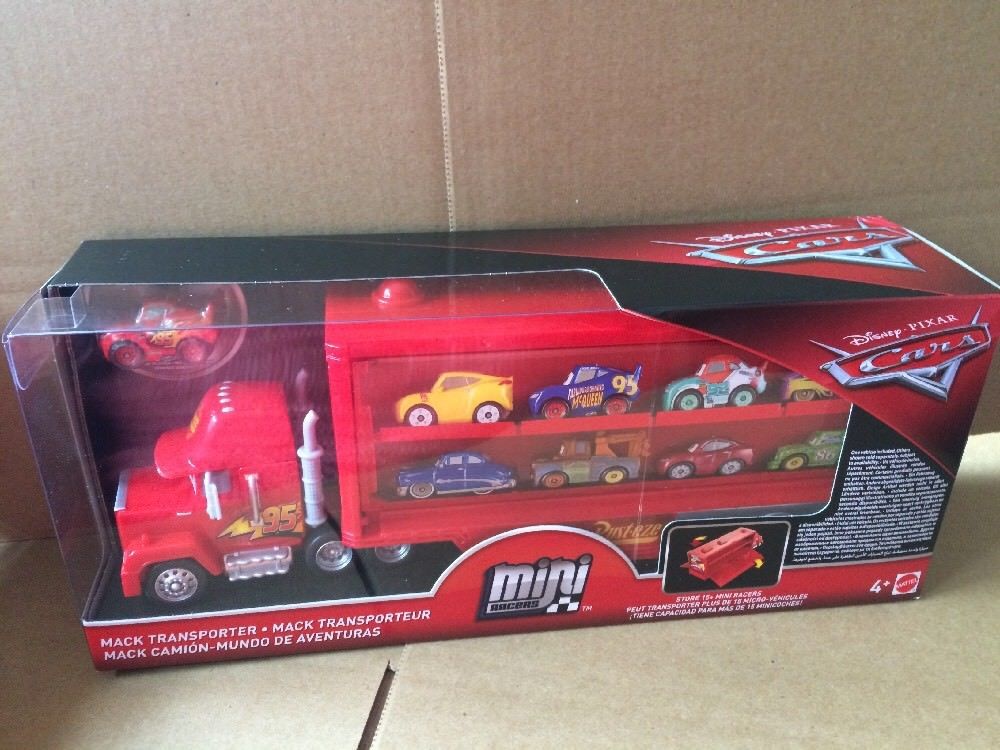 DISNEY CARS MINI RACERS Mack Transporter Gemdans