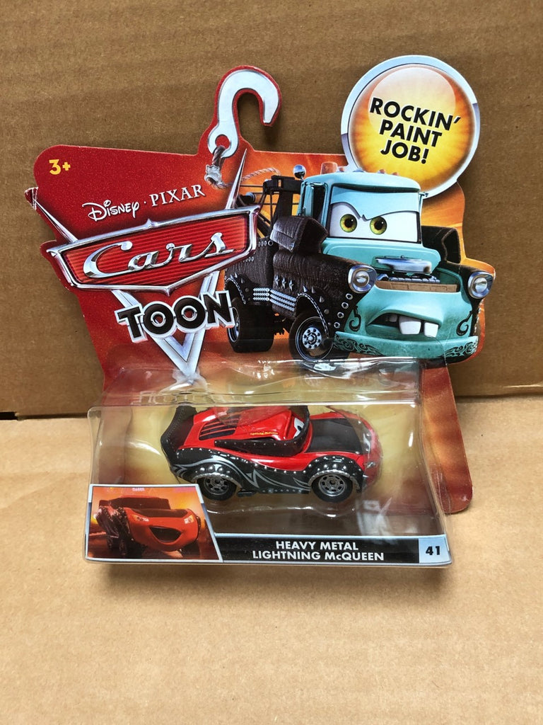 DISNEY CARS TOONS DIECAST - Heavy Metal Lightning McQueen – Gemdans