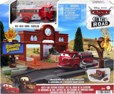 DISNEY CARS - On the Road - Reds Fire Station Playset