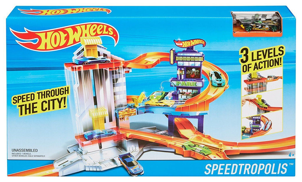 HOT WHEELS Speedtropolis playset with Vehicle Gemdans