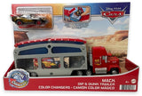 DISNEY CARS COLOUR CHANGER - Mack Dip and Dunk Trailer