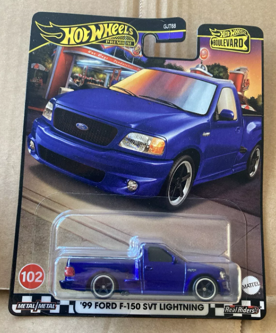 HOT WHEELS DIECAST - Boulevard Series 99 Ford F150 SVT Lightning