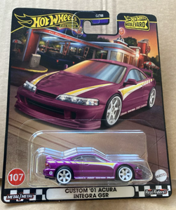 HOT WHEELS DIECAST - Boulevard Series Custom 01 Acura Integra GSR