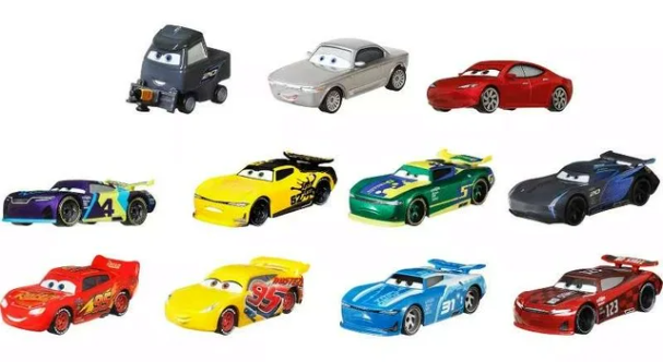 Pack 11 Race Cup Piston Cars Pixar Disney 希少 11-PACK RACE CUP カーズ　マテル　PISTON George Jonas , Win New ミニカー
