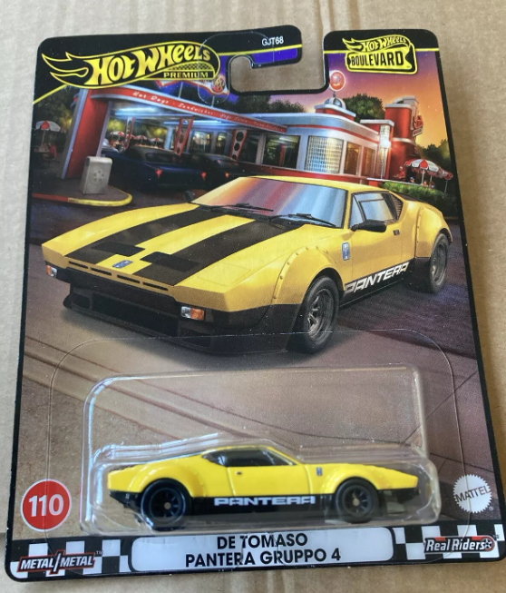 HOT WHEELS DIECAST - Boulevard Series De Tomaso Pantera Gruppo 4