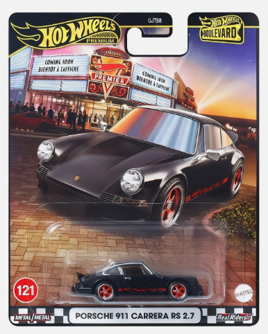 HOT WHEELS DIECAST - Boulevard Series - Porsche 911 Carrera RS