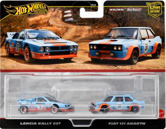 HOT WHEELS DIECAST - Fiat 2 pack - Lancia Rally 037 - 131 Abarth