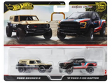 HOT WHEELS DIECAST - Ford 2 pack - Bronco R - F150 Raptor