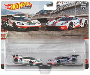 HOT WHEELS DIECAST - 16 Ford GT Race 2 pack