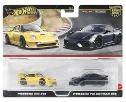 HOT WHEELS DIECAST - Porsche 2 pack - 993 GT2 718 Cayman GT4