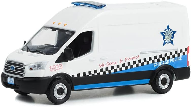 GREENLIGHT DIECAST - Route Runners - 2019 Ford Transit Chicago Police