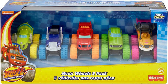 Blaze and the Monster Machines Diecast - Neon Wheels 5 Pack