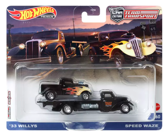 HOT WHEELS DIECAST - Team Transport 33 Willys - Speed Waze