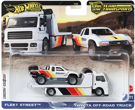 HOT WHEELS DIECAST - Team Transport Toyota Off-Road Truck Fleet Street