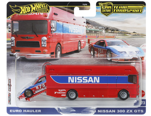 HOT WHEELS DIECAST - Team Transport 94 Nissan 300 ZX GTS Euro Hauler