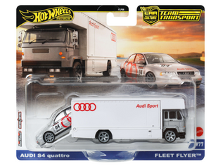 HOT WHEELS DIECAST - Team Transport - Audi S4 Quattro - Fleet Flyer