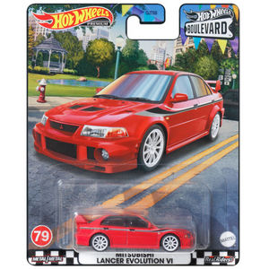 HOT WHEELS DIECAST - Boulevard Series Mitsubishi Lancer Evolution VI