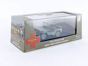 Greenlight Hollywood Diecast - Mash - 1942 Willys MB - Army Brigadier General