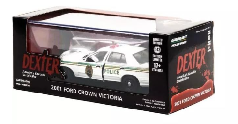 Greenlight Hollywood Diecast -Dexter 2001 Ford Crown Victoria