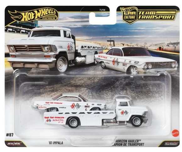 HOT WHEELS DIECAST - Team Transport - 61 Impala - Horizon Hauler