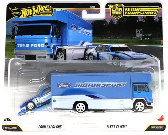 HOT WHEELS DIECAST - Team Transport - Ford Capri GR5 - Fleet Flyer