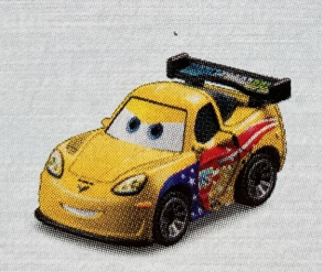 DISNEY CARS DIECAST - 2024 Blind Box Mini Racers No 9 - Jeff Gorvette