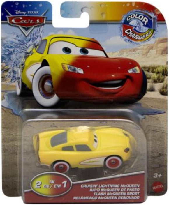 DISNEY CARS Colour Changer - Cruisin Lightning McQueen (Yellow version)