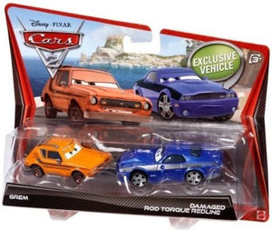 DISNEY CARS DIECAST - Grem and Damaged Rod Torque