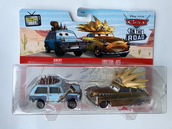 DISNEY CARS DIECAST - On the Road - Jeremy and Chieftess