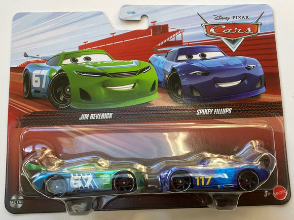 DISNEY CARS 3 DIECAST - Jim Reverick and Spikey Fillups