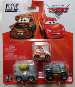 DISNEY CARS Mini Racers - set of 3 with Ivy Roadette Crankel