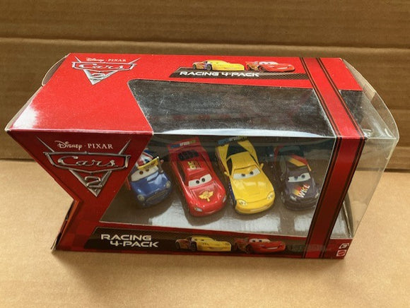 DISNEY CARS 2 DIECAST - Racing 4-Pack with Ronnie Del Cooper