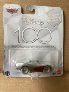DISNEY CARS DIECAST - Disney 100 Celebration Cruisin Lightning McQueen