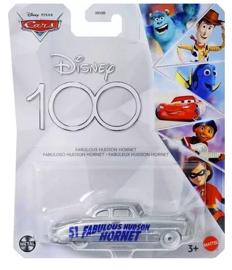 DISNEY CARS DIECAST - Disney 100 Celebration Fabulous Hudson Hornet
