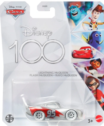 DISNEY CARS DIECAST - Disney 100 Celebration Lightning McQueen