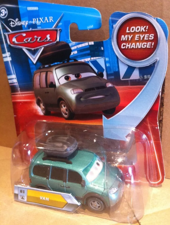DISNEY CARS DIECAST - Van with changing eyes