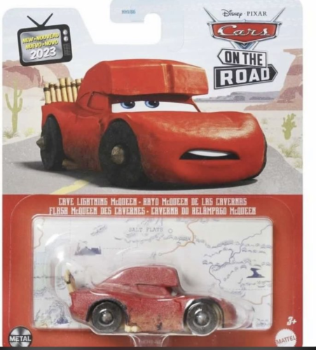 DISNEY CARS DIECAST - On the Road Cave Lightning McQueen