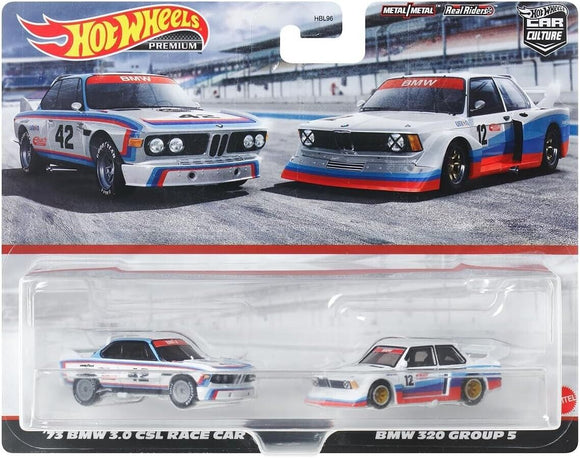 HOT WHEELS DIECAST - BMW 2 pack - 73 CSL Race Car - 320 Group 5