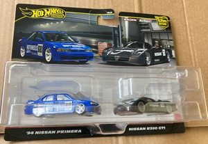 HOT WHEELS DIECAST - Nissan 2 pack - 94 Primera R390 GT1