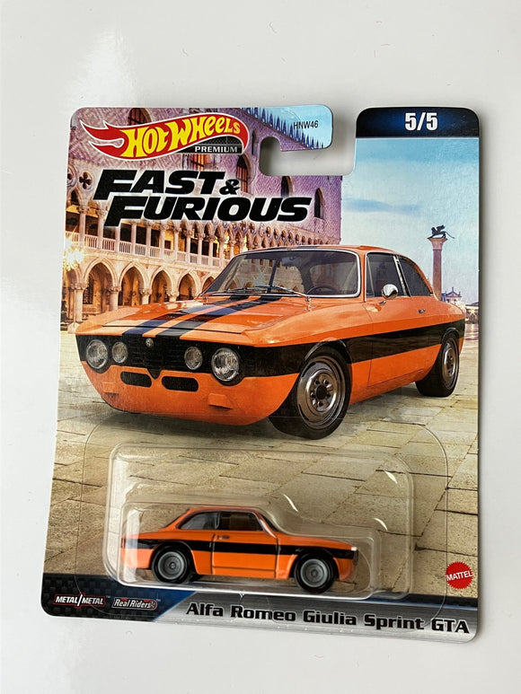 HOT WHEELS DIECAST - Fast and Furious Alfa Romeo Giulia Sprint GTA