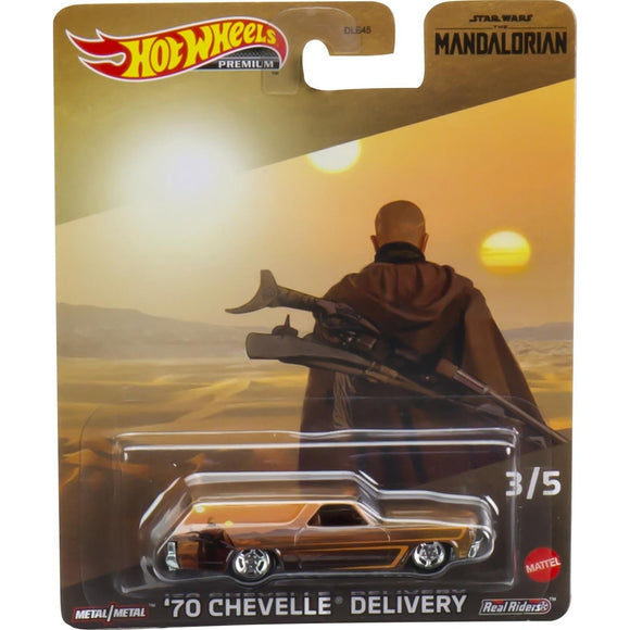 HOT WHEELS DIECAST - Star Wars Mandalorian 70 Chevelle Delivery