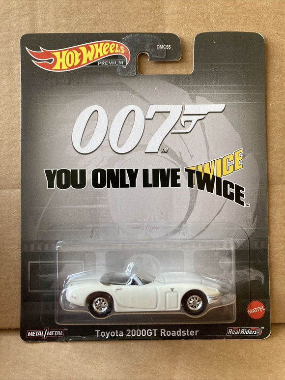 HOT WHEELS DIECAST - James Bond You Only Live Twice Toyota 2000GT Roadster