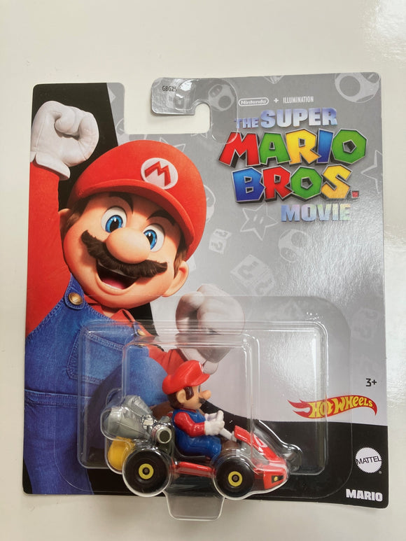 HOT WHEELS DIECAST - Super Mario Kart - Mario Movie Theatrical cart