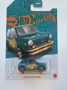 HOT WHEELS DIECAST - Green and Gold - Custom 70 Honda N600