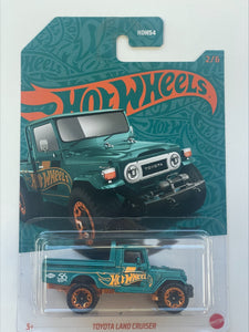 HOT WHEELS DIECAST - Green and Gold - Toyota Land Cruiser