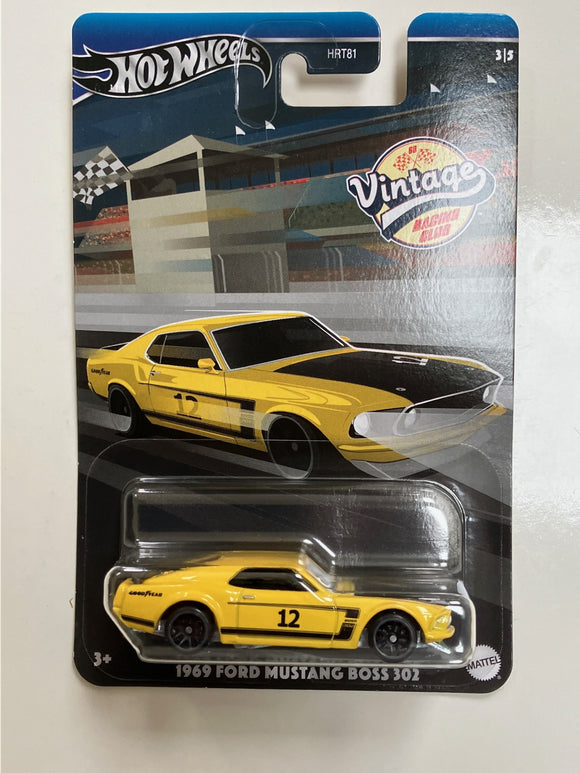 HOT WHEELS DIECAST - Vintage Racing Club 1969 Ford Mustang Boss 302